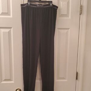 Hugo Boss Men's Elegant Black  Pants. Sleep Wear, Very Soft